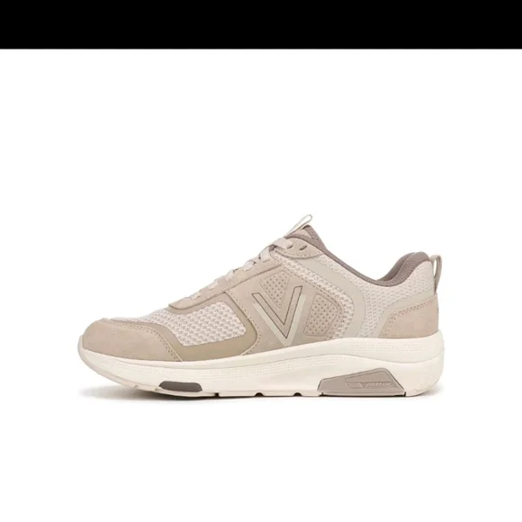 Vionic Women’s Walk Strider Knit Performance Walking Sneaker - Beige - Picture 6 of 9